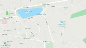 نقشه تله کابین و شهربازی بام سبز لاهیجان